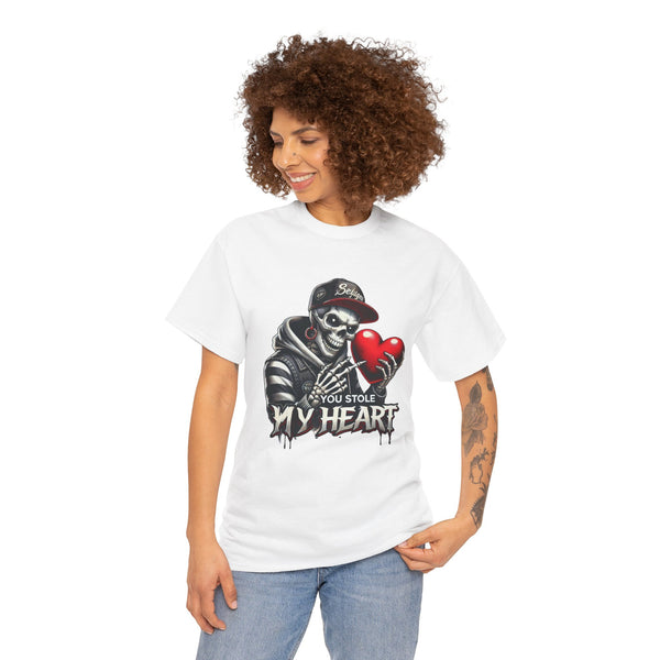 You Stole My Heart Unisex Heavy Cotton Tee