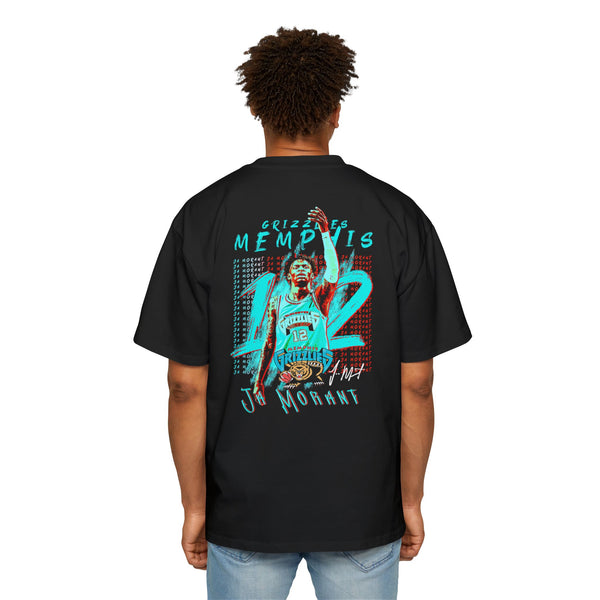 Men's Heavy Oversized Tee, Cool Streetwear Shirt, Basketball Fan Gear, Graphic Tee for Sports Lovers, Unisex Apparel