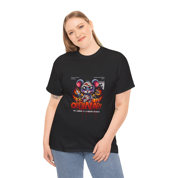 Ordinary Unisex Heavy Cotton Tee - Fun and Edgy Graphic Design
