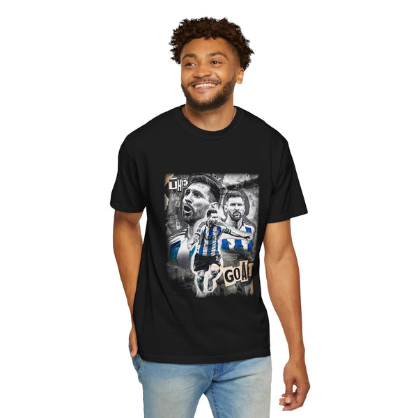 GOAT Vintage Graphic T-Shirt, Unisex Casual Tee for Sports Fans, Perfect Gift for Celebrations, Birthdays, and Game Days