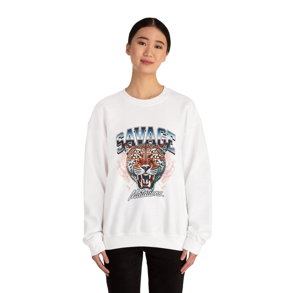 Savage Tiger Graphic Unisex Sweatshirt - Bold and Cozy Streetwear