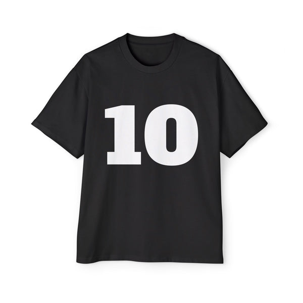 Men's Heavy Oversized Tee - Retro Diego Maradona Graphic Shirt