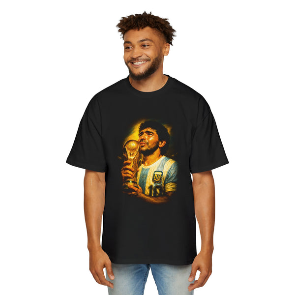 Vintage Diego Maradona Legend Tee - Men's Oversized T-Shirt