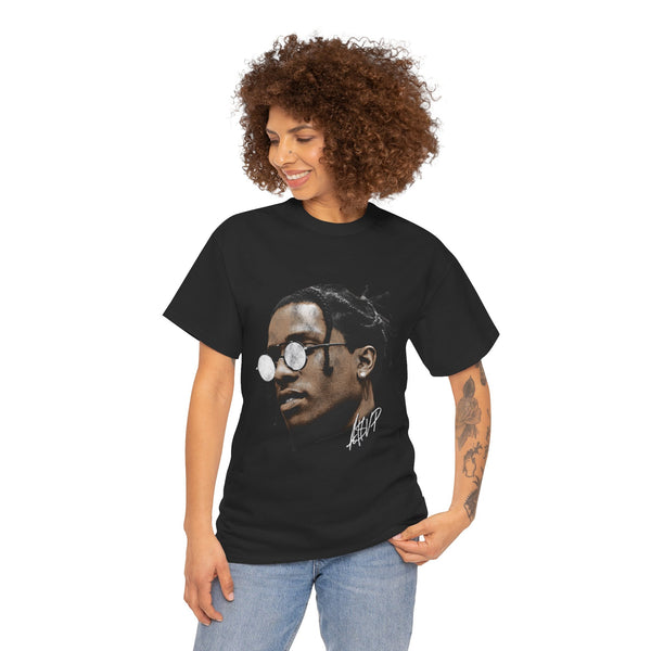 Stylish Unisex Heavy Cotton Tee with Cool Sunglass Design
