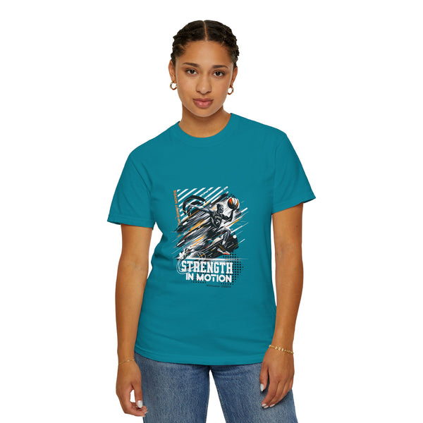 Strength in Motion Unisex Garment-Dyed T-Shirt - Sporty and Stylish Tee