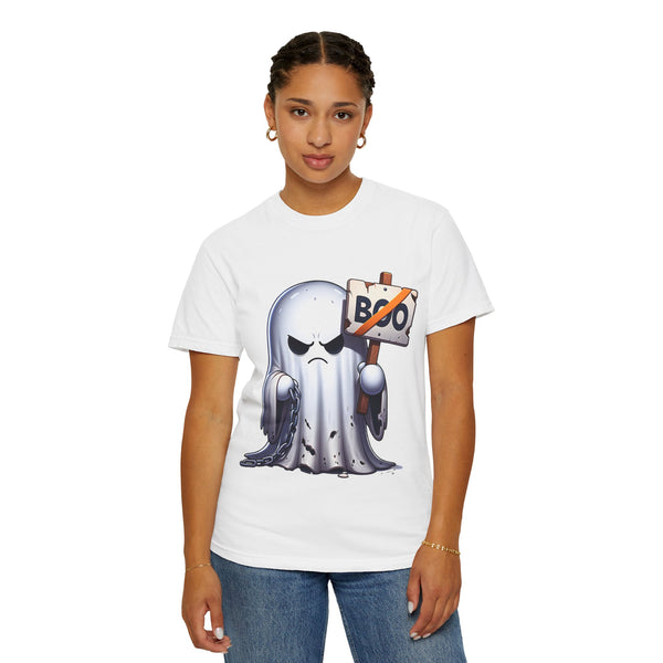 Boo Ghost Unisex T-Shirt - Spooky Halloween Tee, Funny Ghost Graphic