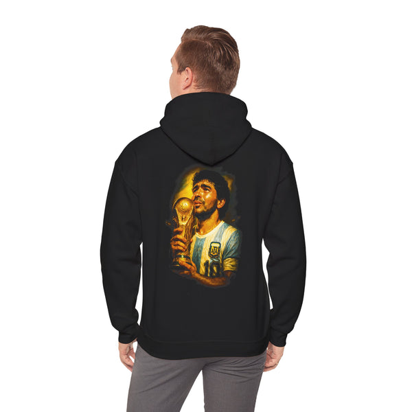 Vintage Diego Maradona Hooded Sweatshirt, Sports Hoodie