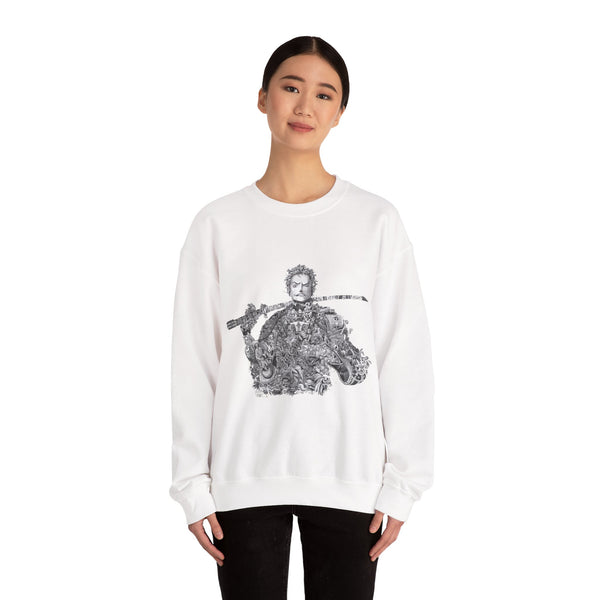Vintage Samurai Art Unisex Heavy Blend™ Crewneck Sweatshirt