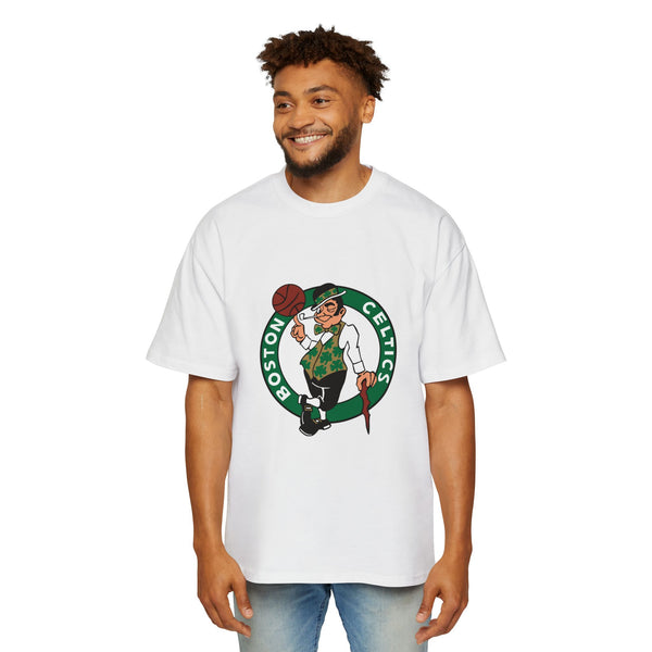 Boston Celtics Oversized Tee - Heavyweight Basketball Shirt
