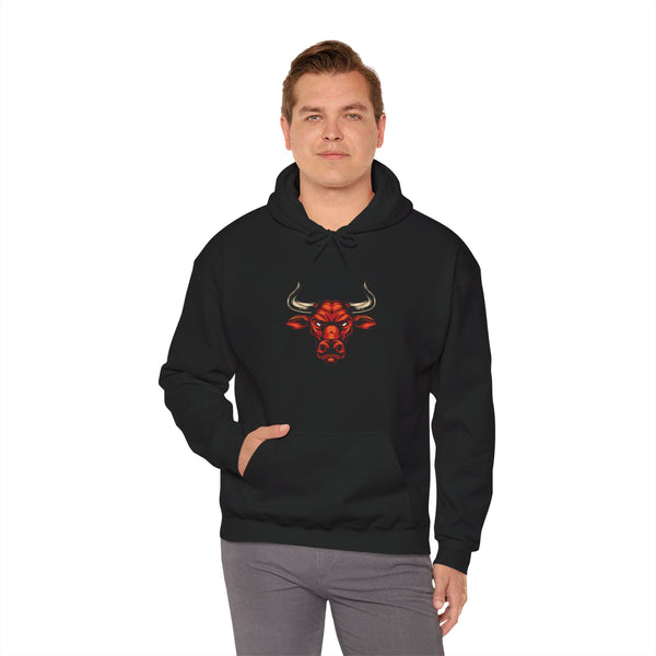Chicago Bulls Vintage Hoodie - Unisex Heavy Blend Sweatshirt with Bold Bull Design
