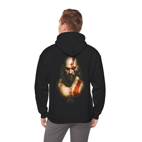 Gaming-Inspired God Of Warrior Unisex Hooded Sweatshirt
