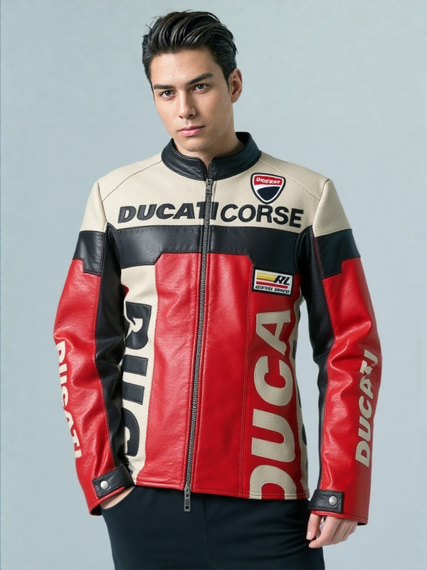 Ducati Leather Vintage Racing Jacket