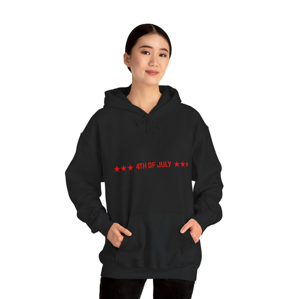4th of July Unisex Hoodie with Eagle Design
