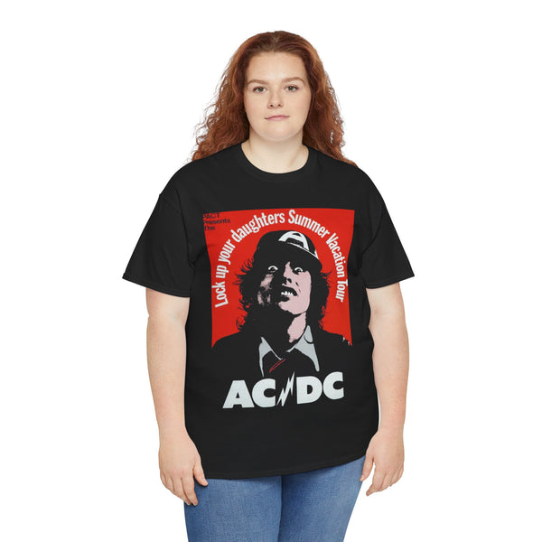 AC/DC Graphic Unisex Heavy Cotton Tee - Perfect for Rock Music Fans