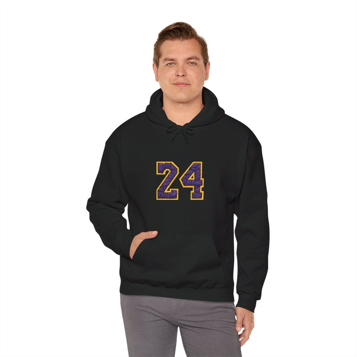 24 Kobe Unisex Hoodie - Black - S - 24 Kobe Unisex Hoodie - Tatoo Tee