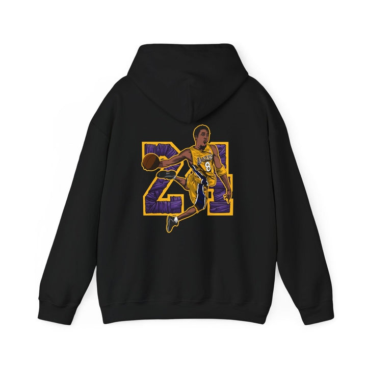 24 Kobe Unisex Hoodie - Red - S - 24 Kobe Unisex Hoodie - Tatoo Tee