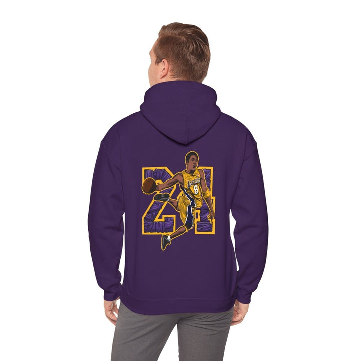 24 Kobe Unisex Hoodie - Red - S - 24 Kobe Unisex Hoodie - Tatoo Tee