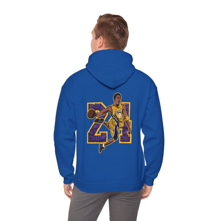 24 Kobe Unisex Hoodie - Red - S - 24 Kobe Unisex Hoodie - Tatoo Tee