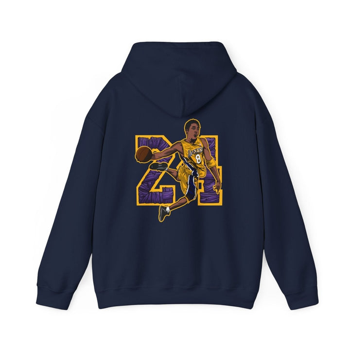 24 Kobe Unisex Hoodie - Red - S - 24 Kobe Unisex Hoodie - Tatoo Tee