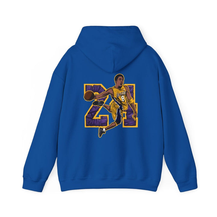 24 Kobe Unisex Hoodie - Red - S - 24 Kobe Unisex Hoodie - Tatoo Tee