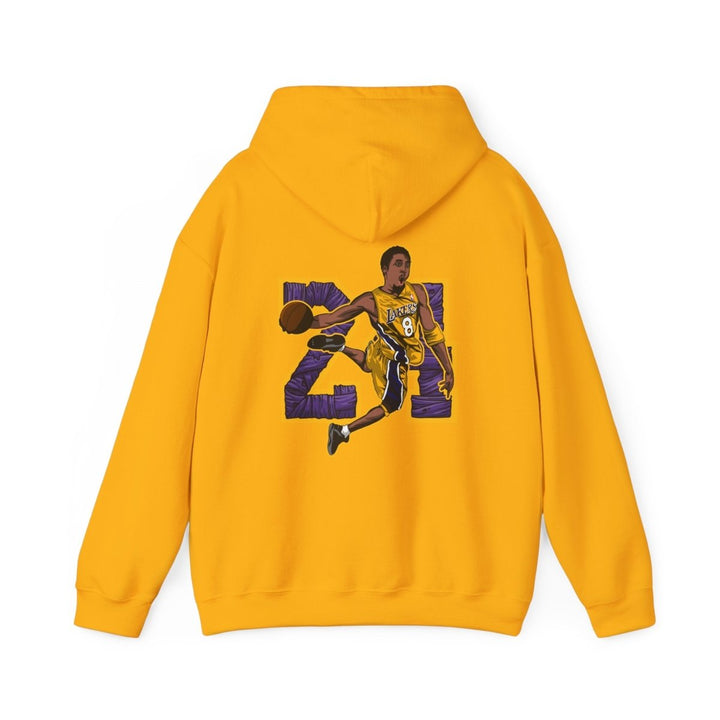 24 Kobe Unisex Hoodie - Red - S - 24 Kobe Unisex Hoodie - Tatoo Tee