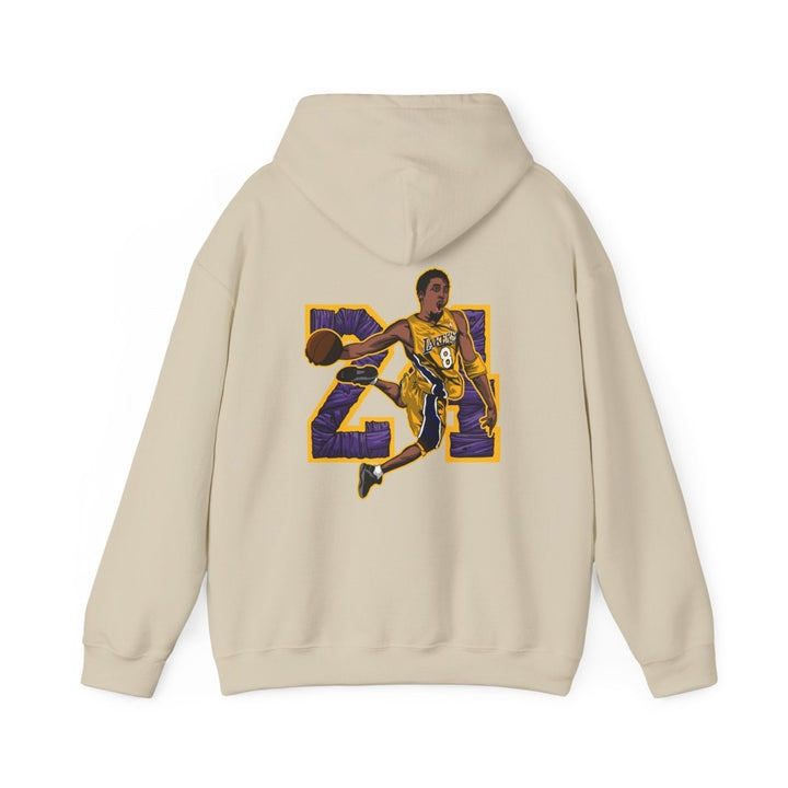 24 Kobe Unisex Hoodie - Red - S - 24 Kobe Unisex Hoodie - Tatoo Tee