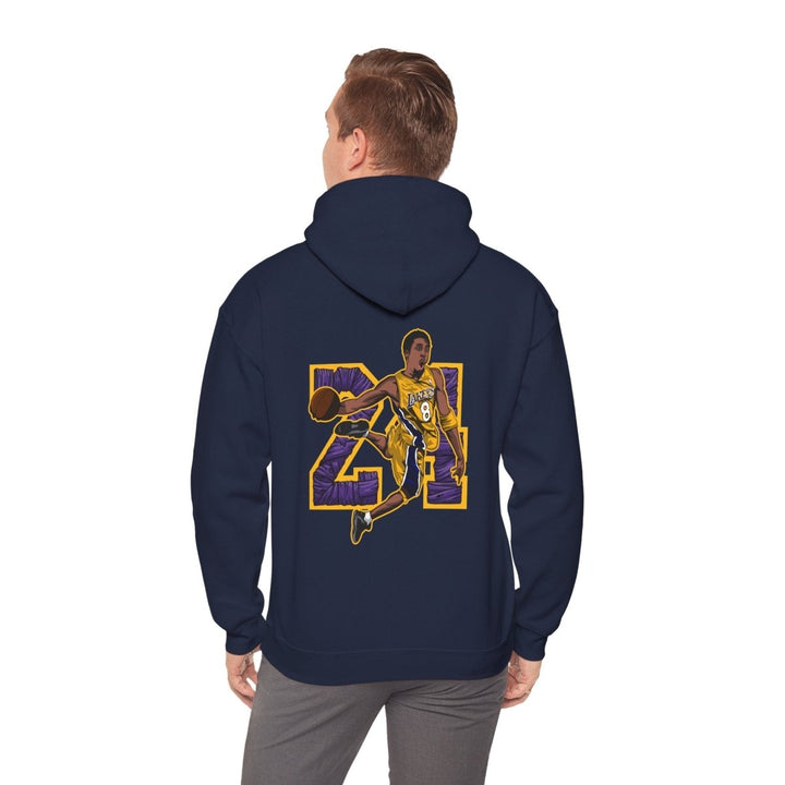24 Kobe Unisex Hoodie - Red - S - 24 Kobe Unisex Hoodie - Tatoo Tee