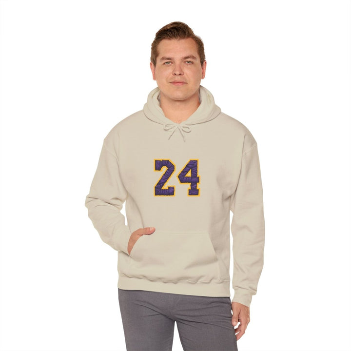 24 Kobe Unisex Hoodie - Sand - S - 24 Kobe Unisex Hoodie - Tatoo Tee