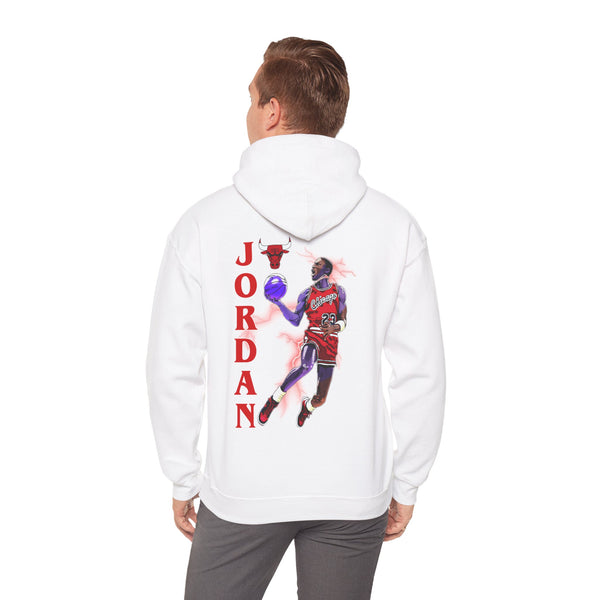 Michael Jordan Tribute Hoodie, Unisex Heavy Blend Sweatshirt, Basketball Apparel