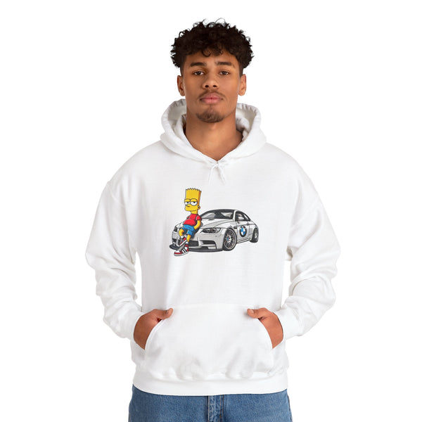 Luxury Car Bart Simpson Unisex Hoodie