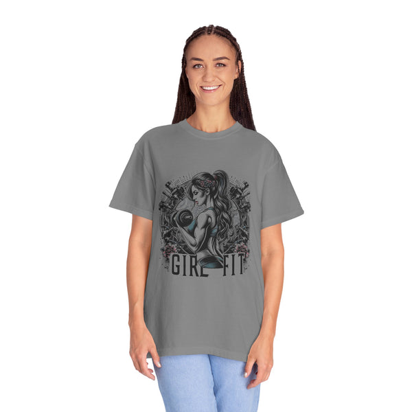 Girl Fit Gym T-Shirt, Unisex Workout Tee, Fitness Apparel, Motivational Shirt, Casual Sportswear, Gift for Gym Lovers