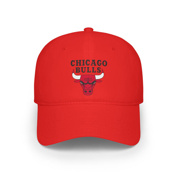 Chicago Bulls Low Profile Baseball Cap | Sports Fan Hat, Gift for Him, Unisex Cap, Casual Wear, Team Apparel