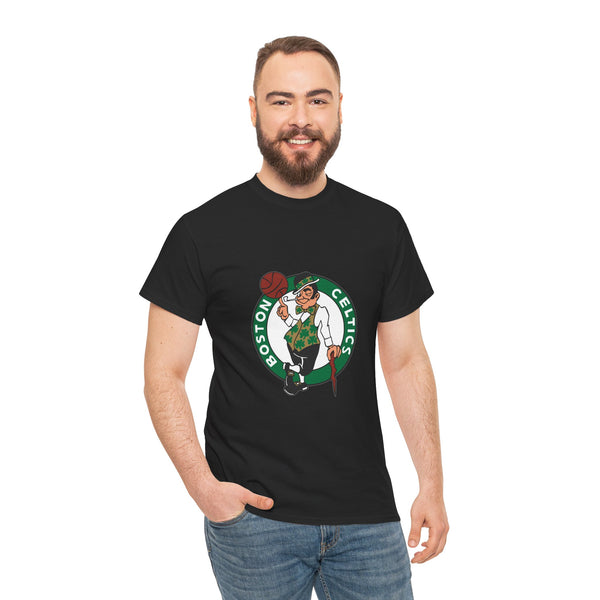 Boston Celtics Unisex Heavy Cotton Tee - Perfect for Basketball Fans