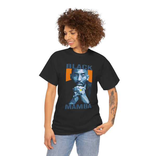 Black Mamba Unisex Heavy Cotton Tee - Tribute T-Shirt for Sports Enthusiasts
