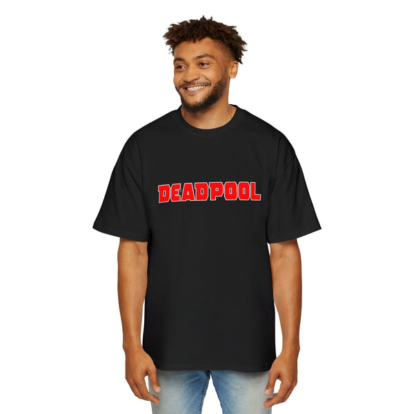 Deadpool Men's Heavy Oversized Tee - Comic Fan Apparel, Marvel Lovers, Casual Wear