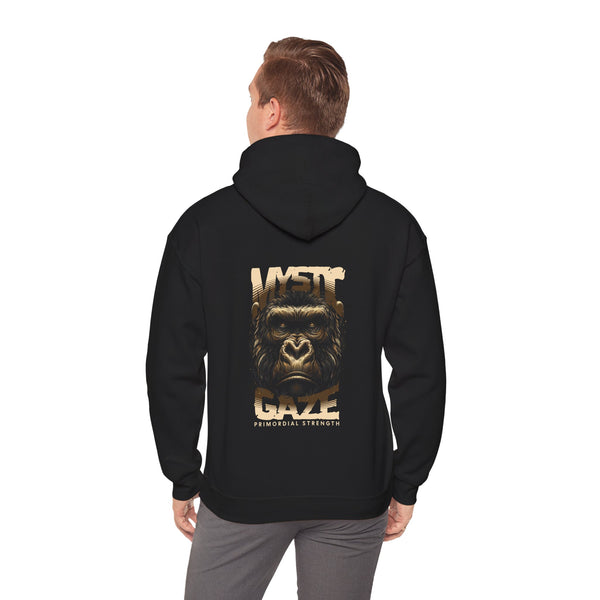 Mystic Gaze Gorilla Hoodie - Unisex Heavy Blend™ Sweatshirt for Strength and Inspiration