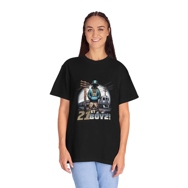 21st Boy Unisex Garment-Dyed T-Shirt | Casual Style, Unique Graphic Tee