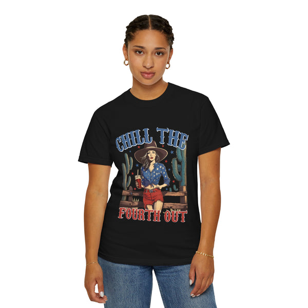 Chill the Fourth Out T-Shirt, Summer Vibes Shirt, Holiday Tee, Casual Unisex Top