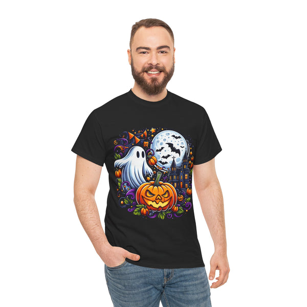 Halloween Boo Unisex Heavy Cotton Tee