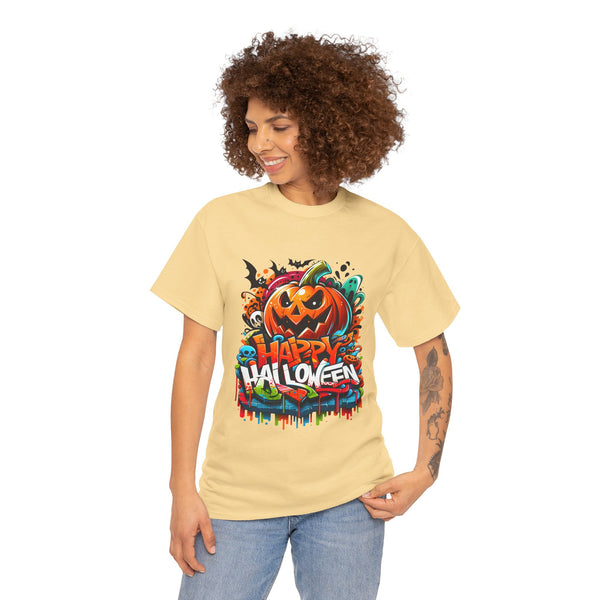 Happy Halloween Unisex Heavy Cotton Tee
