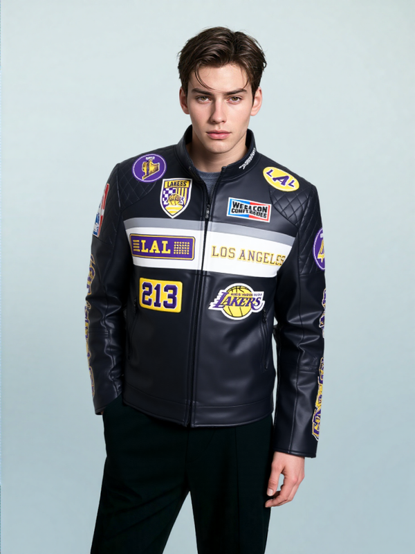 NBA Los Angeles Lakers Men’s Moto Jacket
