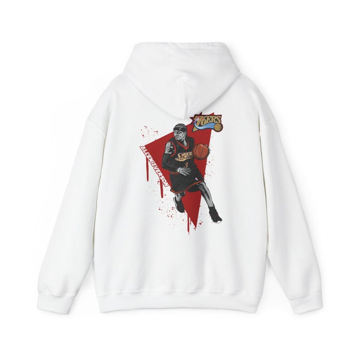 A Iverson - NBA Legends Unisex Basketball Graphic Hoodie - Light Pink - S - A Iverson - NBA Legends Unisex Basketball Graphic Hoodie - Tatoo Tee