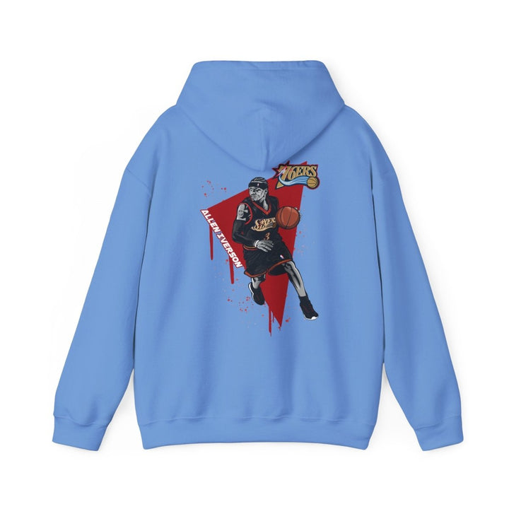 A Iverson - NBA Legends Unisex Basketball Graphic Hoodie - Light Pink - S - A Iverson - NBA Legends Unisex Basketball Graphic Hoodie - Tatoo Tee