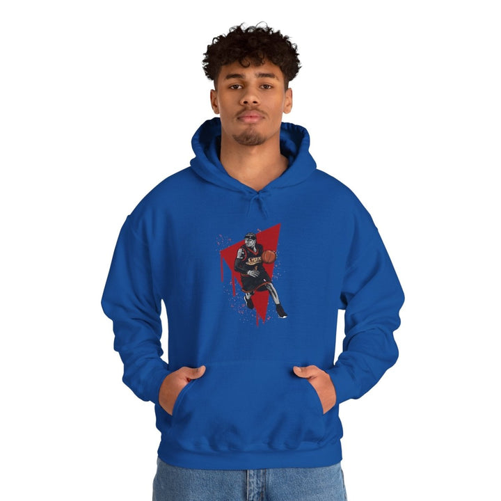 A Iverson - NBA Legends Unisex Basketball Graphic Hoodie - Royal - S - A Iverson - NBA Legends Unisex Basketball Graphic Hoodie - Tatoo Tee