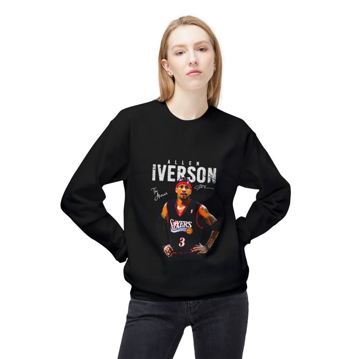 Allen Iverson Crewneck Sweatshirt, Sports Fan Apparel, Vintage NBA Basketball Sweatshirt - Black - S - Allen Iverson Crewneck Sweatshirt, Sports Fan Apparel, Vintage NBA Basketball Sweatshirt - Tatoo Tee