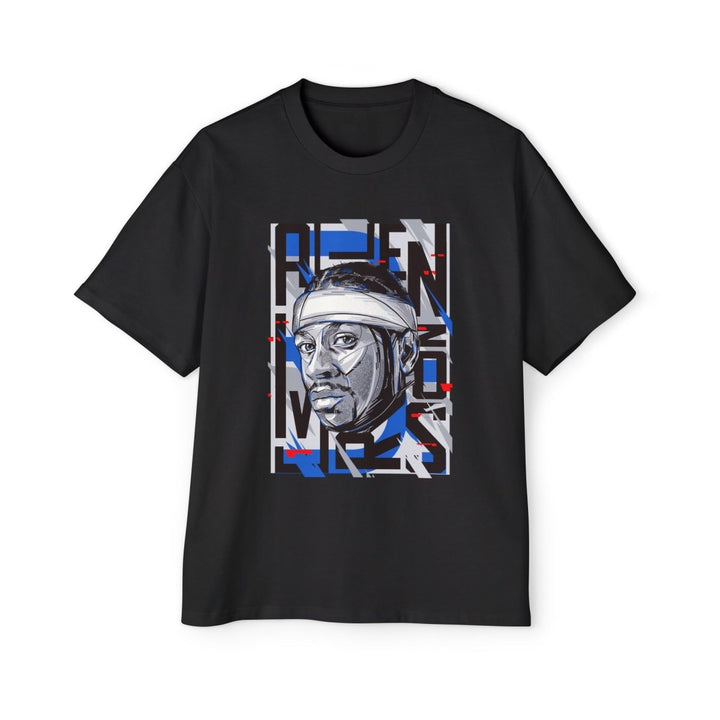 Allen Iverson Heavy Oversized Tee - S - Black - Allen Iverson Heavy Oversized Tee - Tatoo Tee