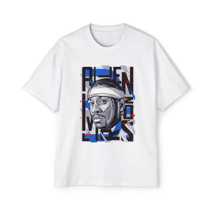 Allen Iverson Heavy Oversized Tee - S - Midnight Blue - Allen Iverson Heavy Oversized Tee - Tatoo Tee
