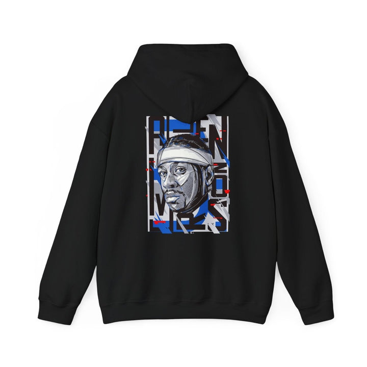 Allen Iverson Unisex Hooded Sweatshirt - Navy - S - Allen Iverson Unisex Hooded Sweatshirt - Tatoo Tee