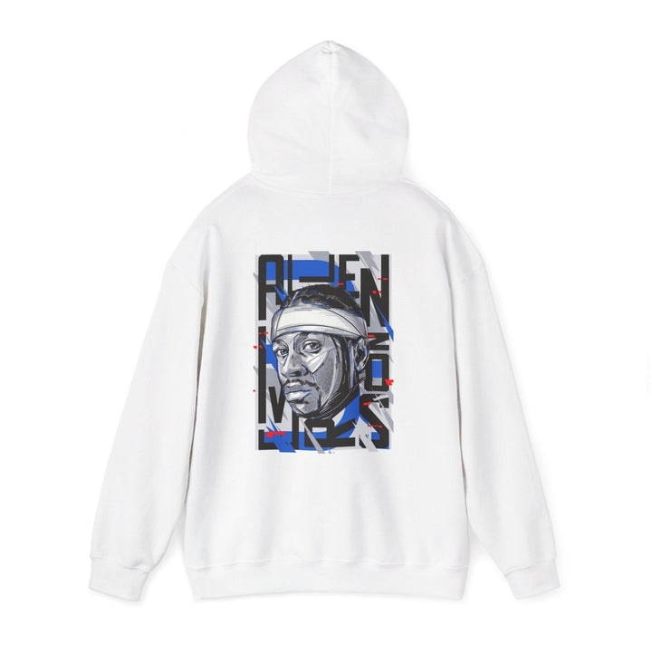 Allen Iverson Unisex Hooded Sweatshirt - Navy - S - Allen Iverson Unisex Hooded Sweatshirt - Tatoo Tee
