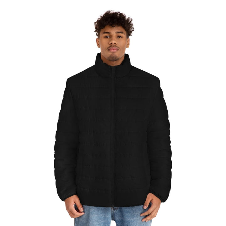 Alv Hoy Toca Pecho GYM Puffer Jacket - S - Black zipper - Alv Hoy Toca Pecho GYM Puffer Jacket - Tatoo Tee